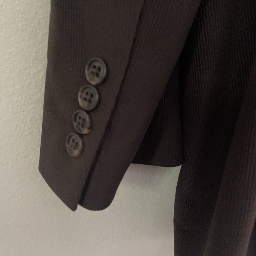 Pronto Uomo Brown Corduroy Blazer Sport Coat Jacket Mens 52 Reg Academia Preppy - Picture 6 of 15